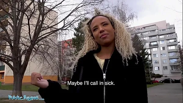 Public Agent Ebony Dutch babe fucked by a big cock in POV Video mới lớn