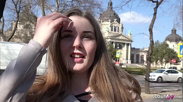 大きなドイツのスカウト18歳の若い曲線の大きなおっぱいスクールガールルーシーピックアップとファック新しい動画