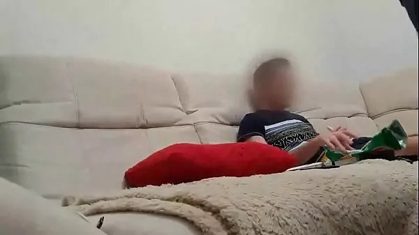 Secretly jerking and cumming next to his stepbrother Video baharu besar