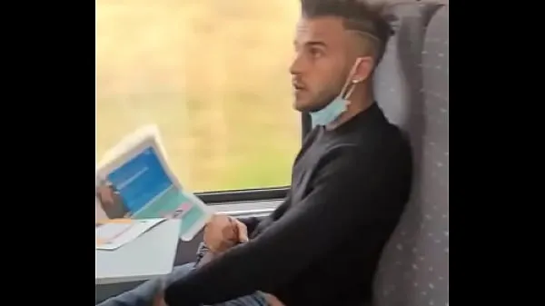 Big handjob on the train new Videos