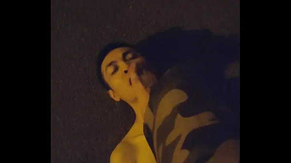 Big The was naked in the middle of the road and was trained to show his face new Videos