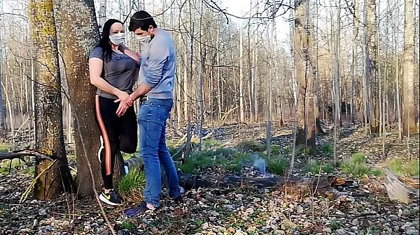 Big Sex on nature with corona mask new Videos