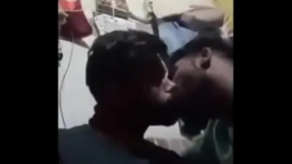 Big A couple of hot and sexy Indian gays kissing each other passionately new Videos