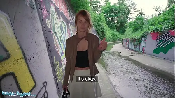 Public Agent Redhead Ariela Donovan fucked in a tunnel Video baharu besar