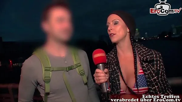 Grosses Casting public allemand dans la rue avec des inconnus nouvelles vidéos