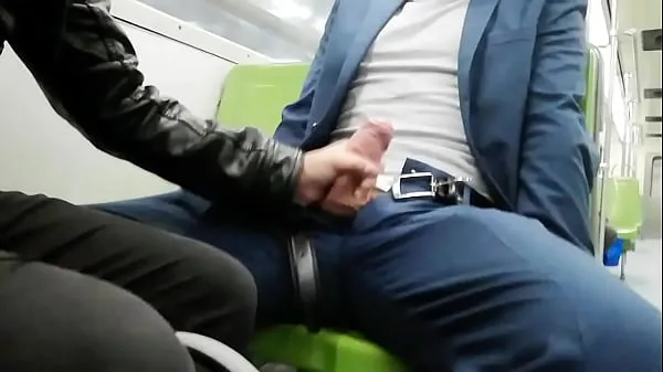Grote Cruising in the Metro with an embarrassed boy nieuwe video's