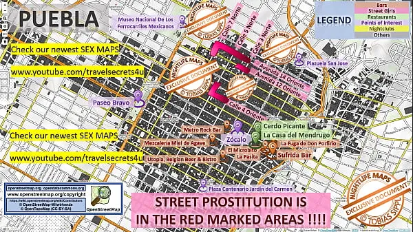 Puebla, Mexico ... Street Prostitution Map, Massage, Blowjob, Facial Video baru yang besar