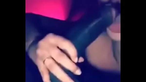Big Ass White Girl do a Sloppy Blowjob on a Big Black Cock 1/2 Entire Video Video baharu besar