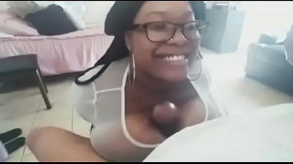 Huge ebony tits made him cum in 3secs Video baharu besar