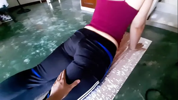 Confident yoga instructor seen in first person (real pov sex Video baru yang besar