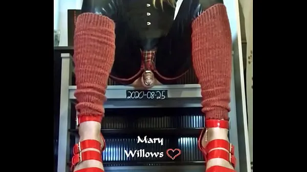 Big Mary Willows sissygasm teaser in chastity new Videos
