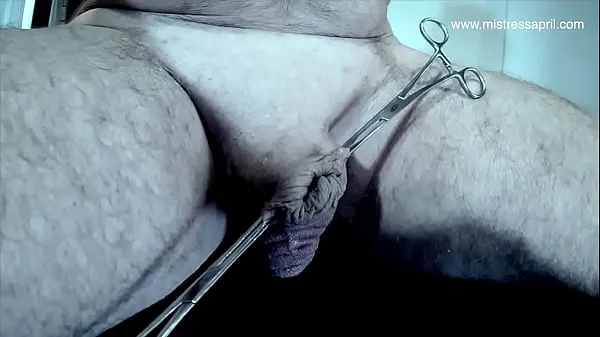 Velká Dominatrix Mistress April - Whimp castration nová videa