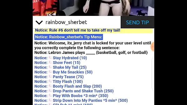 Grote Rainbow sherbet Chaturbate Strip Show 28/01/2021 nieuwe video's