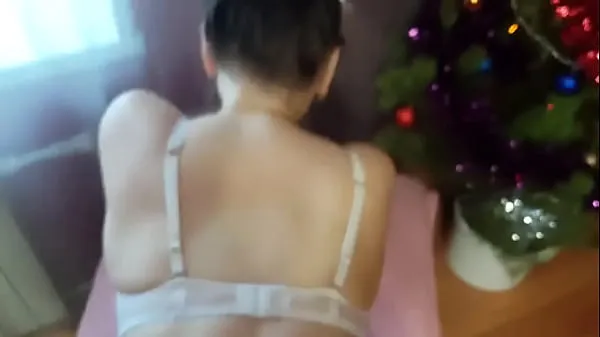 Grote Anal intruder New Year Eve tree nieuwe video's