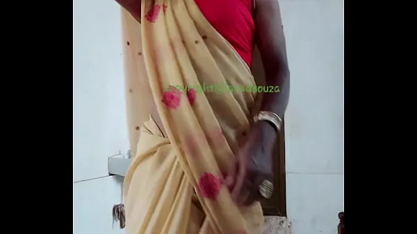 Store Indian crossdresser Lara D'Souza sexy video in saree part 1 nye videoer