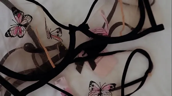 Nagy Trish Collins does a sexy lingerie Try-on - PREVIEW új videók