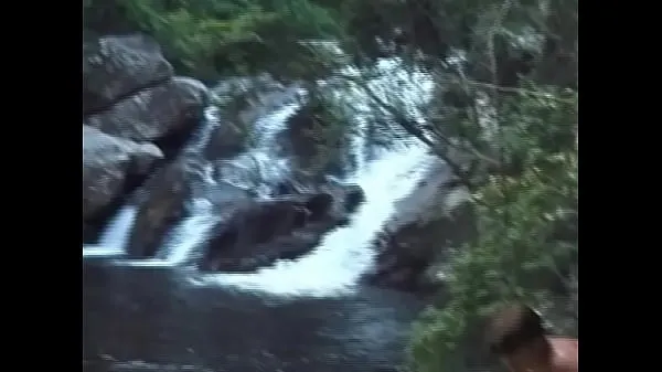 Two gay guys by the waterfall Video baru yang besar