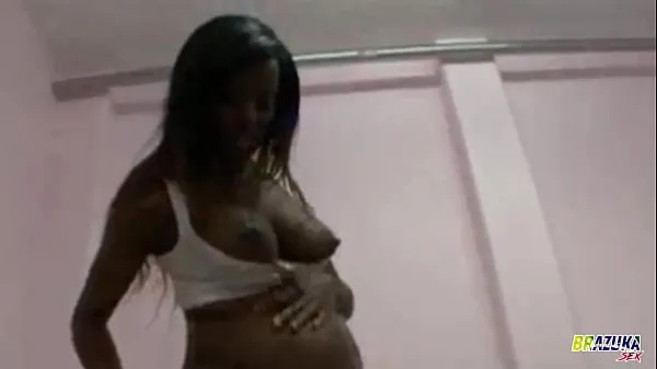 FUCKING MY LOVER PREGNANT EBONY Video baharu besar