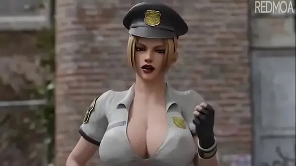 female cop want my cock 3d animation Video baharu besar