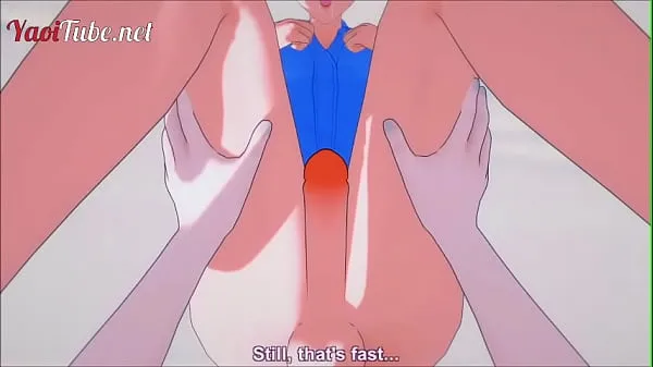 Big Evangelion Yaoi Hentai 3D - Shinji x Kaworu. Handjob, blowjob and bareback and cums in his mouth and ass new Videos