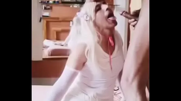 Μεγάλα Alinna Natty the shemale dog gets her face covered in cum νέα βίντεο