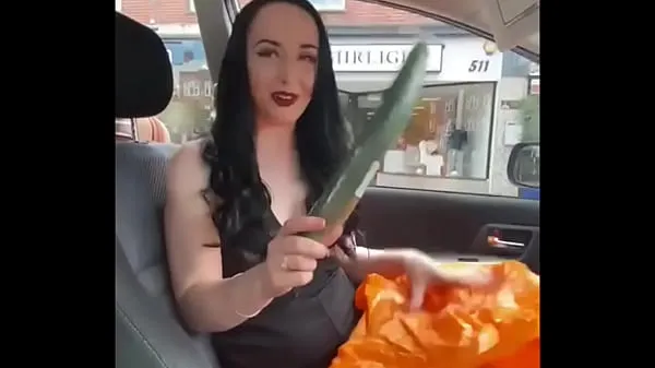 Big Want to see what I do with cucumbers in public new Videos