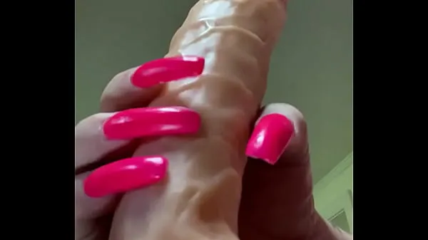 Μεγάλα Ariesbbw has long pink nails νέα βίντεο