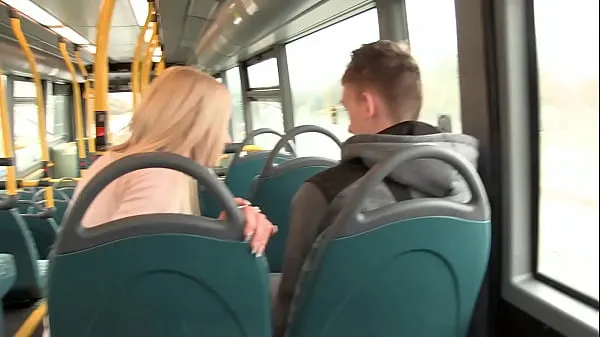 Stora Sexy exhibitionist strips and pisses on the bus and again outdoors and goes to the intercom naked nya videor