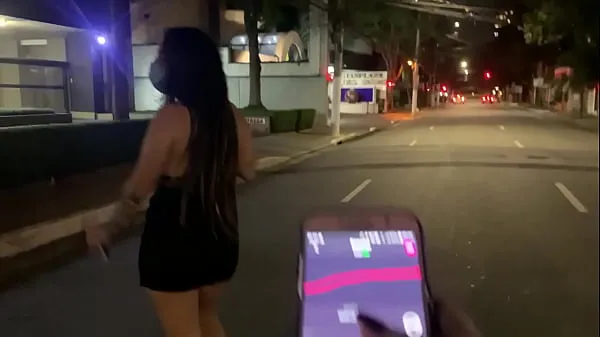 Big I went to the market with a vibrator in my pussy and my friend controlled new Videos