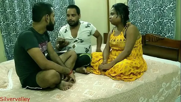 Big Indian hot Girlfriend shared with desi friend for money:: With Hindi audio new Videos