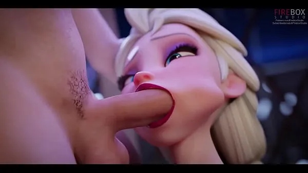 Store Elsa Deepthroat - Frozen nye videoer