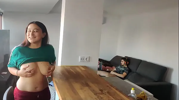 Grote caught my stepdad masturbating and I did the same, anal masturbation and double penetracion on the kitchen table, almost got caught nieuwe video's