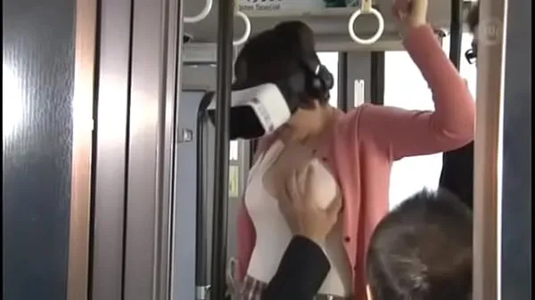 Big Cute Asian Gets Fucked On The Bus Wearing VR Glasses 1 (har-064 new Videos