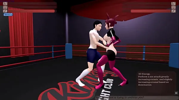 Büyük Kinky Fight Club [Wrestling Hentai game] Ep.1 hard pegging sex fight on the ring for a slutty bunnygirl yeni Video