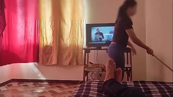 My Sexy Maid Fucks and Shakes her nice ass with me in exchange for money-I take advantage of her need to be able to fuck with her while her husband waits for her at home Video baharu besar