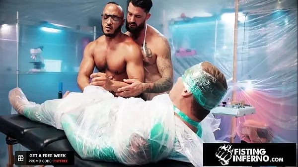 Big FistingInferno - Isaac X Bound & Teased By Two Muscle Hunks new Videos