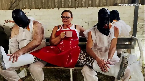 Big Dominatrix Mistress April - The Milking Barn new Videos