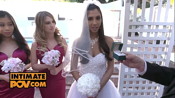 Μεγάλα itsPOV - Wedding night fuck foursome with Gianna Dior, Kristen Scott and Jade Kush νέα βίντεο