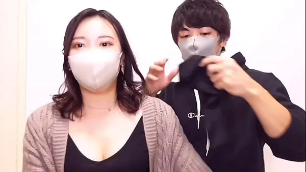 大きなBlindfold taste test game! Japanese girlfriend tricked by him into huge facial Bukkake新しい動画