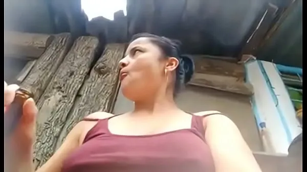 Big Lady masturbates in the street until she cums new Videos