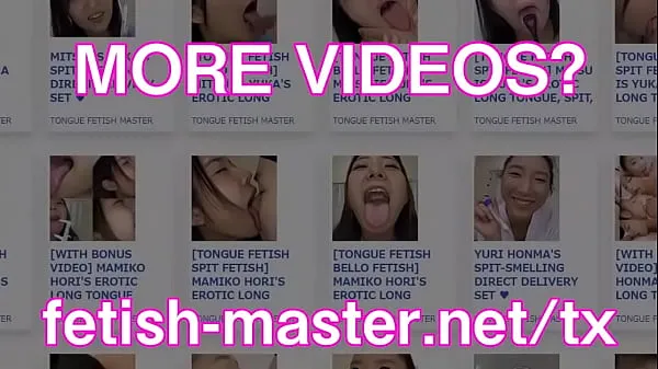 Japanese Asian Tongue Spit Fetish Video mới lớn
