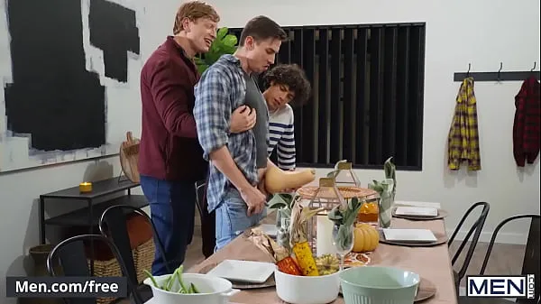 Friendsgiving Meeting With Nate Grimes And His Friends Ends Up In A Wild Raw Fucking Gay Party - Men Video baharu besar