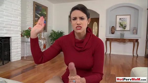 Angry MILF stepmother Penny Barber slapping her stepsons big cock Video baru yang besar