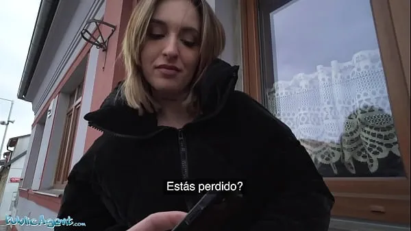Public Agent Asks Myss Allessandra what is the Spanish word for Blowjob مقاطع فيديو جديدة كبيرة
