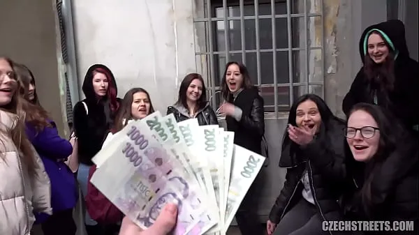 วิดีโอใหม่ยอดนิยม CzechStreets - Teen Girls Love Sex And Money รายการ