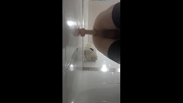 Büyük Beautiful crossdresser wearing lingerie enjoys dildos in her anus yeni Video