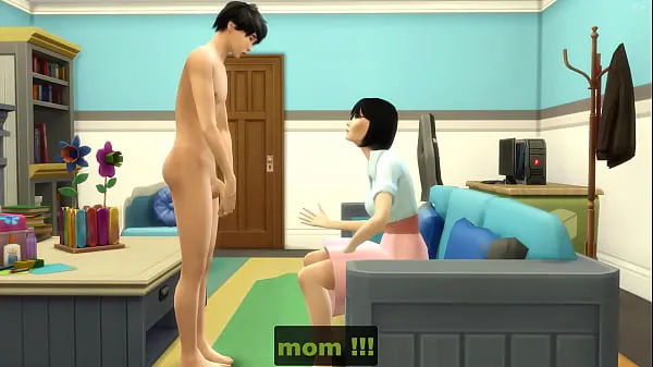 Japanese step-mom and step-son fuck for the first time on the sofa Video baru yang besar
