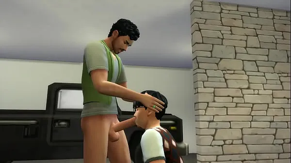 Veliki Gay friends fucking in the garage | The Sims 4: WickedWhims novi videoposnetki