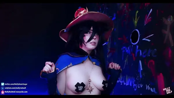 Nagy Genshin impact Mona cosplay hard-core új videók