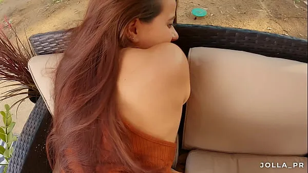 Big Beautiful thick Latina Jolla sucking and fucking in the patio POV new Videos